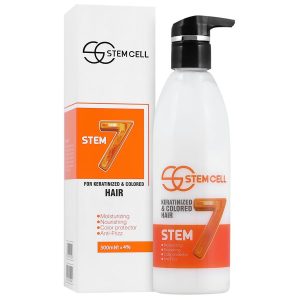 کرم موهای رنگ و کراتین‌شده استم‌سل، 300 میل
